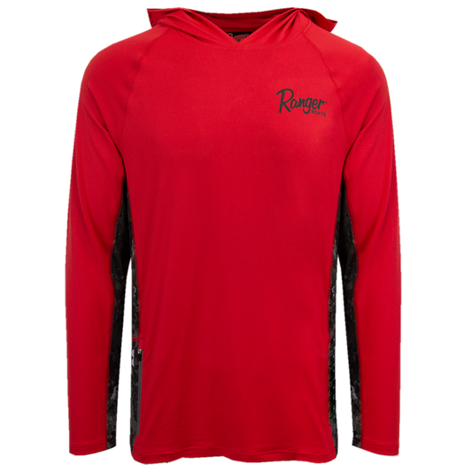 Ranger Boats Osprey Performance Hoodie - Red/Midnight Camo