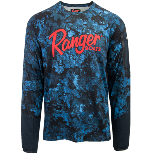 Ranger Boats SpikeCave Performance Shirt - XRC Turquoise