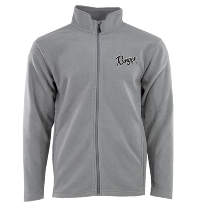 Alpine Fleece Full Zip Jacket - Gray