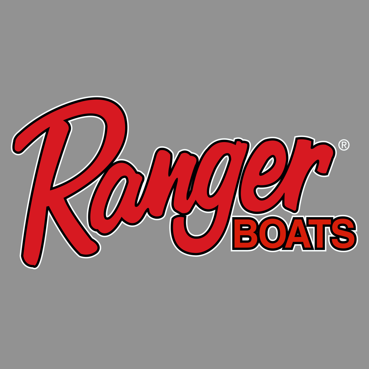 Red Ranger Boats Vinyl Decal RangerBoatsGear