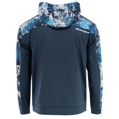 Ranger Boats Performance Fleece Hoodie - Steel Blue/Rift