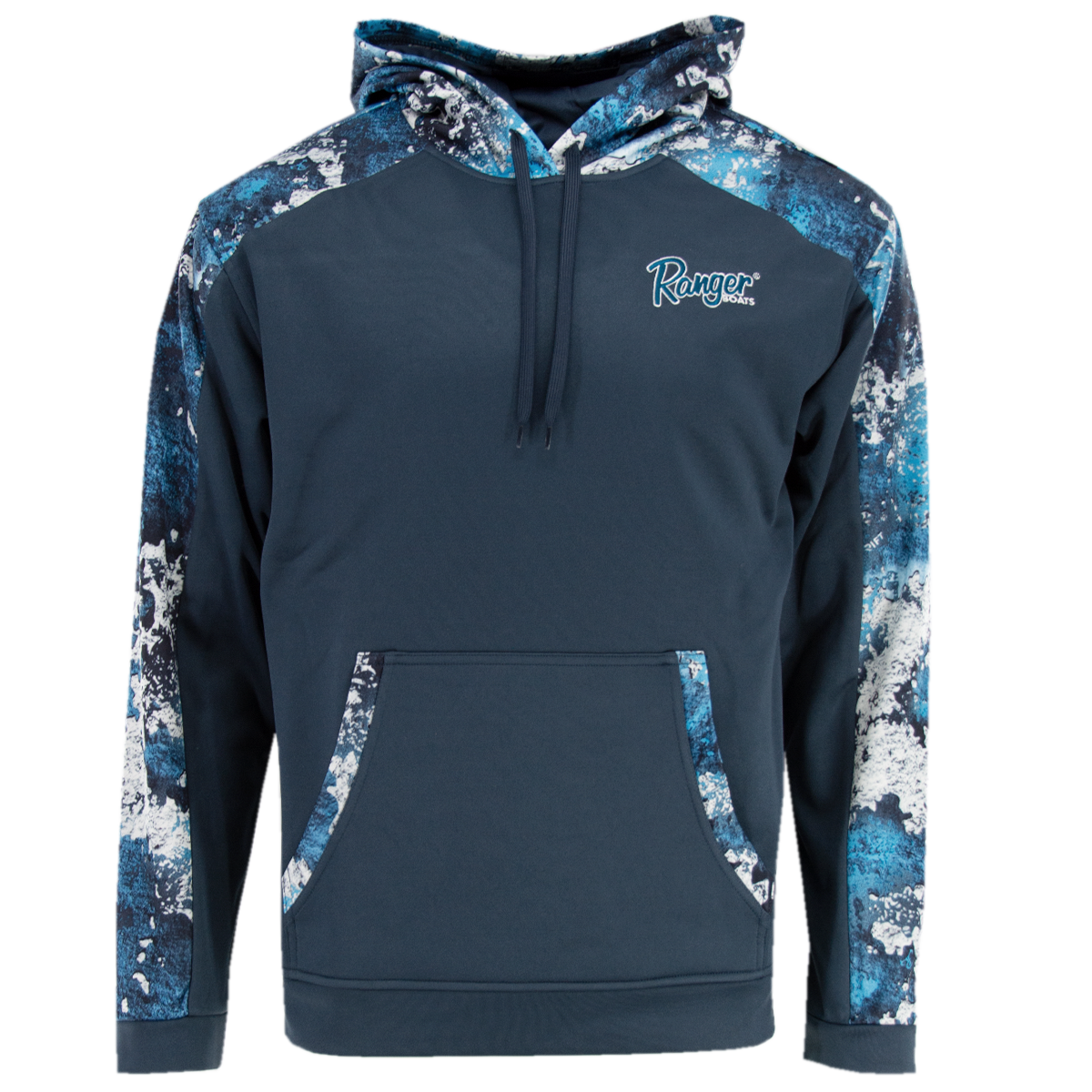 Ranger Boats Performance Fleece Hoodie - Steel Blue/Rift