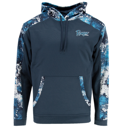 Ranger Boats Performance Fleece Hoodie - Steel Blue/Rift